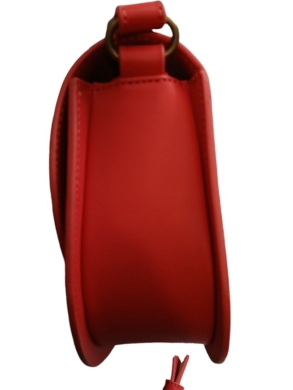 LOFT | Faux Leather Half Moon Crossbody Saddle Bag - Picture 5 of 7